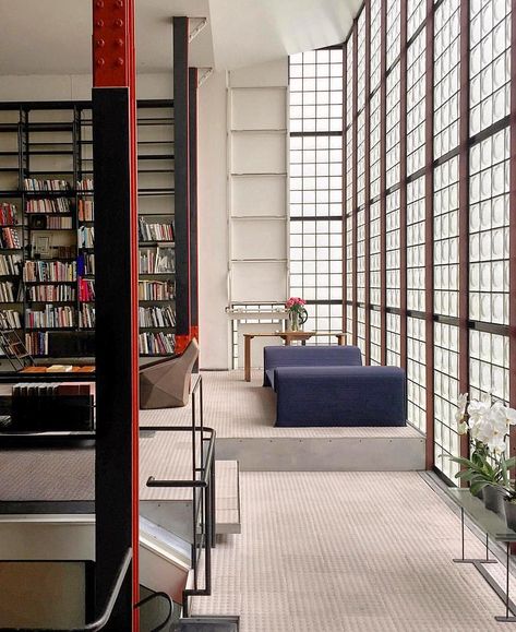 1,720 Likes, 9 Comments - curated by Raquel Cayre (@ettoresottsass) on Instagram: “A peek inside Pierre Chareau's Maison de Verre 📸 @alexisrael ❤️” Vertical House, Pierre Chareau, 5th Avenue, R C, Glass House, Architectural Digest, Interior Inspo, Design Architecture, Interior Design Inspiration