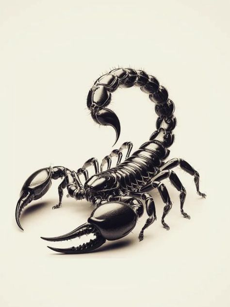 Scorpion Realistic Tattoo, Chrome Scorpion Tattoo, Realistic Scorpion Drawing, Scorpion Painting Artworks, Skull Scorpion Tattoo, Scorpion Tattoo Design Men, Scorpion Photography, Realistic Scorpion Tattoo, Scorpion Photo