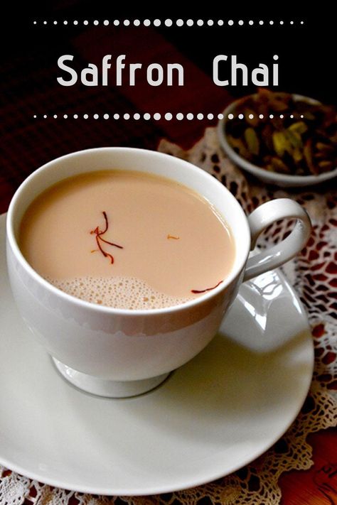 Benefits Of Saffron, Saffron Tea, Saffron Benefits, Saffron Recipes, Aphrodisiac Foods, Saffron Spice, Chai Tea Recipe, Lassi Recipes, Chai Recipe