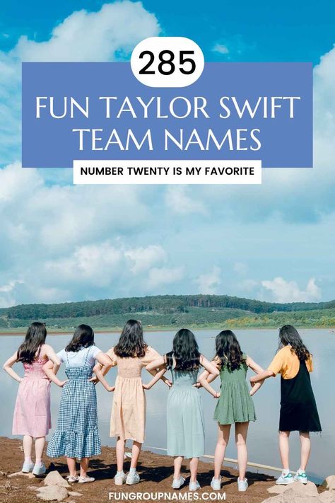 Discover over 285 Taylor Swift inspired team names categorized by each album in our ultimate guide. Perfect for Swifties! Taylor Swift Inspired Group Chat Names, Taylor Swift Group Chat Names, Fantasy Football Names Funny, Fitness Team Names, Fantasy Team Names, Fantasy Football Names, Group Chat Names, Fearless Album, Nfl Fantasy Football