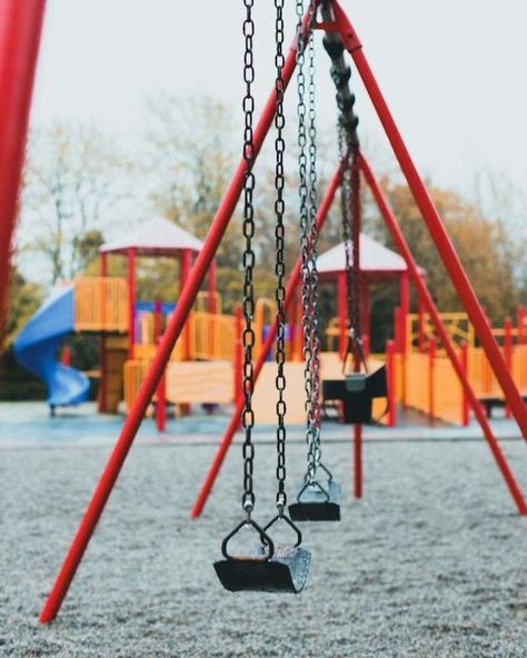 (225) WhatsApp Sandbox Aesthetic, Play Ground Aesthetic, Playground Aesthetic, Playground Photography, Park Swings, Playground Swings, Core Board, Diy Playground, Character Board