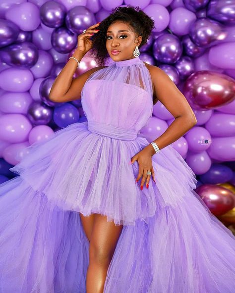 Ini Edo’s Instagram post: “Thank you @may8gallery for this beautiful outfit and all my gifts...Am glad to have you back 😁 and thank your @vichianopartyplace for the…” Ini Edo Fashion, Lavish Birthday Party, Ini Edo, Birthday Party Photos, 40th Birthday Party, 40th Birthday Parties, Evening Formal, Birthday Pictures, Bridal Robes