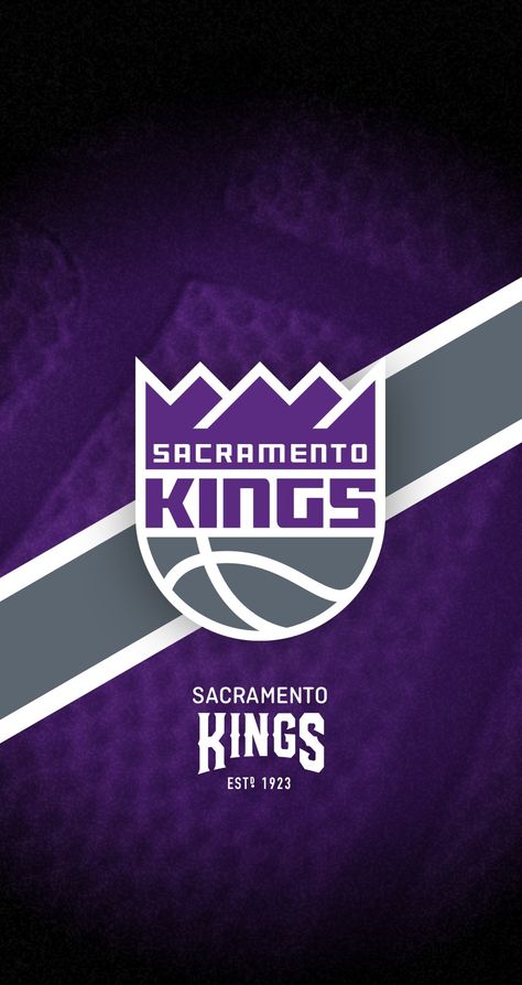 Basketball Wallpapers, Kings Basketball, Nba Wallpaper, Home Screen Design, Nba Basketball Art, Logo Basketball, Team Logo Design, Initials Logo Design, Team Badge