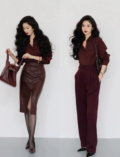 Rich Asian Outfit, Asian Aesthetic Outfits, Kdrama Outfits Women, Rich Asian Aesthetic, Grwm Aesthetic, Douyin Fashion, Sophisticated Lady, Douyin Makeup, Elegant Party Dresses