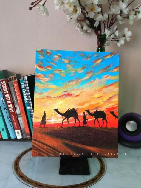 Jarukha Painting, Canvas Painting Pictures, Modern Art Canvas Painting, Canvas For Beginners, Small Canvas Paintings, Canvas Painting Ideas, Beautiful Art Paintings, Easy Canvas Painting, Canvas Painting Designs