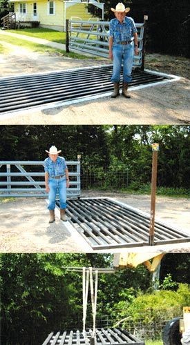 GoBob Pipe and Steel - Cattle Guards Cattle Guard Entrance, Cattle Fencing, Cattle Guard, Cattle Gate, Cattle Facility, Cattle Corrals, Farm Hacks, Cattle Barn, Raising Cattle