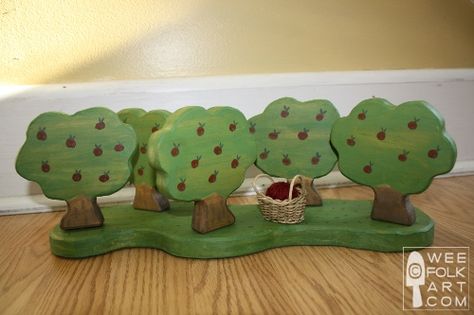 orchard Wooden Gnomes, Wee Folk Art, Wooden Apple, Wooden Objects, Accessories Craft, Wee Folk, Homemade Toys, Diy Kids Toys, Natural Toys