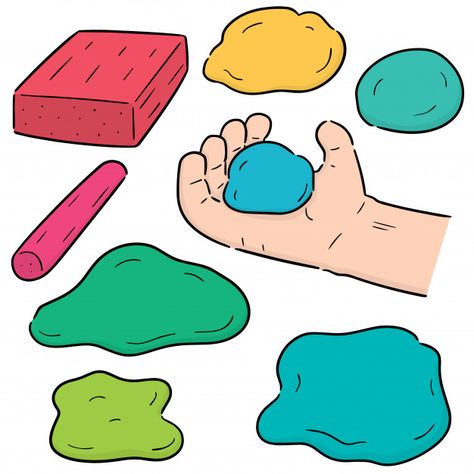 Vector set of clay for kid Premium Vecto... | Premium Vector #Freepik #vector #school #icon #hand #education Clay Cartoon, School Icon, Clay Clay, Kids Vector, Play Clay, Cartoon Drawing, Graphic Editing, Kids Icon, Free Vector Art