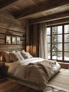 romantic cabin bedroom Romantic Cabin Bedroom, Modern Rustic Bedroom Ideas, Aesthetic Teen Bedroom, Rustic Industrial Bedroom, Modern Rustic Bedroom, Log Cabin Bedroom, Rustic Chic Bedroom, Mountain Bedroom, Rustic Bedroom Ideas