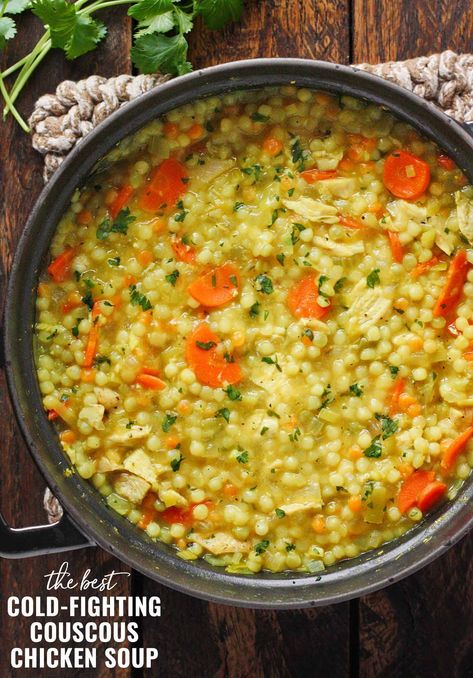 Couscous Chicken, Best Chicken Noodle Soup, Healthy Chicken Soup, Soup And Stew, Healthy Ingredients, Soup And Sandwich, Delicious Soup, Healthy Ingredient, Gumbo