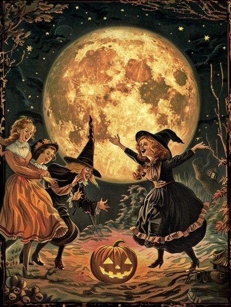 Free image of "Vintage Halloween Witch Art Print" by Linnaea Mallette Free Halloween Pictures, Halloween Vintage Art, Vintage Witch Photos, Halloween Witch Art, Vintage Happy Halloween, Vintage Witch Art, Witch Photos, Vintage Halloween Witch, Vintage Halloween Images