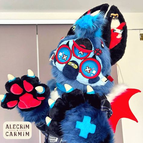 Meet 404 the Analog Horror Critter that just materialized in our world! Analog Horror Critters are Alecrim Carmim's original open species <3 This mini partial fursuit project is looking for a home and can be upgraded to partial fursuit (+ feetpaws) We're asking 2900USD for the mini partial fursuit https://www.thedealersden.com/listing/404-analog-horror-mini-partial-preclaim/271407 Free shipping worldwide Includes: - Head with resin eyes - Removable magnetic eyelids - Removable hairpin... Partial Fursuit, Wings Backpack, Open Species, Resin Eyes, Analog Horror, Love Drawings, Our World, The Incredibles, The Originals