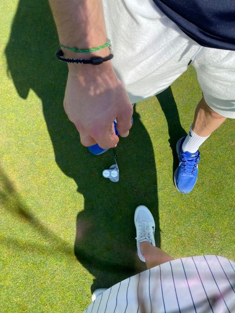 Couple Golfing Aesthetic, Golf With Boyfriend, Golf Boyfriend Aesthetic, Golf Guy Aesthetic, Golf Date Aesthetic, Golf Couple Aesthetic, Golf Couple Pictures, Golf Aesthetics Men, Golfing Instagram Pictures