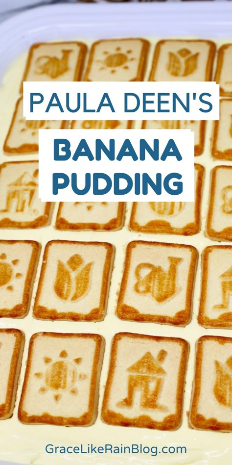 Pepperidge Farm Banana Pudding, Chessman Cookies Recipe, Banana Pudding With Chessman Cookies, Vanilla Banana Pudding, Paula Dean Banana Pudding, Banana Pudding With Cream Cheese, Pudding With Cream Cheese, Paula Deen Banana Pudding Recipe, Chessman Banana Pudding