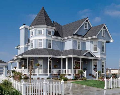 Victorian Style House Plans Plan: 58-226 Backyard Redesign, Victorian House Plan, Country Victorian, Farmhouse Victorian, Victorian Exterior, Victorian House Plans, Victorian Style House, Victorian Style Homes, Victorian Farmhouse