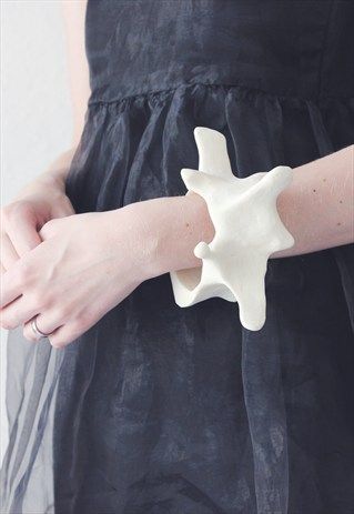 Nancy Cunard, Macabre Decor, 3d Printing Fashion, Tech Jewelry, Bones Bracelet, Women Bracelets, Bracelets Women, Y2k Accessories, Alternative Jewelry