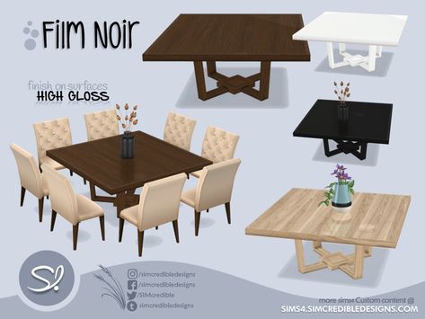 Sims 4 Cc Big Dining Table, Sims 4 Kitchen Table, Sims 4 Cc Furniture Table, Sims 4 Cc Kitchen Table, Sims4 Dining Table, Ts4 Dining Room Cc, Ts4 Cc Dining Table, Sims 4 Dining Room Cc Patreon, Sims 4 Dinner Table