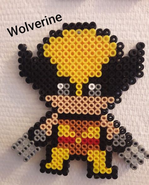 Marvel The Lizard, Wolverine Perler Beads, Dc Perler Beads, Beads Craft Kids, Hama Beads Christmas, Pokemon Bead, Pearl Beads Pattern, Easy Perler Beads Ideas, Fuse Bead Patterns