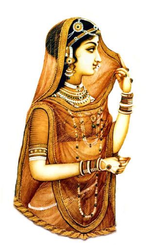 Srimati Radharani, Rajasthani Painting, Mughal Art Paintings, Mughal Paintings, Indian Art Gallery, Pichwai Paintings, Sri Sri, Indian Painting, Vedic Art