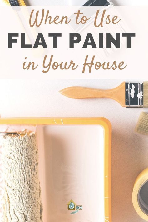 Before painting the interior of your house, make sure you're using the right paint sheen. Flat paint may not be best for areas of high traffic or high humidity. We outline the pros and cons of using flat paint here: Eggshell Paint Finish, Homeowner Tips, Water Based Primer, Glossy Paint, Interior Wall Paint, Paint Sheen, Matte Paint, Flat Paint, Best Paint Colors