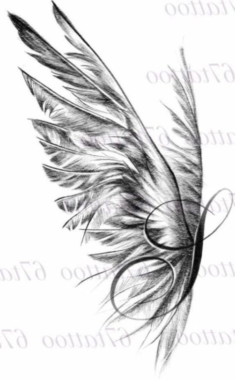 Michael Tattoo, Alas Tattoo, Memorial Tattoo Designs, Remembrance Tattoos, Wing Tattoo Designs, Feather Tattoo Design, Mommy Tattoos, Clever Tattoos, Wing Tattoo