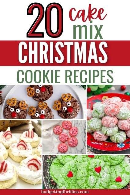 Pillsbury Christmas Cookies, 20 Cake, Simple Holiday Cookie Recipes, Easy Holiday Cookies, Cake Box Cookies, Recipes Using Cake Mix, Christmas Cookie Cake, Christmas Cookie Recipes Holiday, Snowball Cookie Recipe