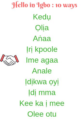 Learn Igbo | say hello in Igbo Igbo Language, Nigerian Language, Igbo Culture, African Languages, Ways To Say Hello, I Respect You, Class Room, What Is Your Name, Earrings Inspiration