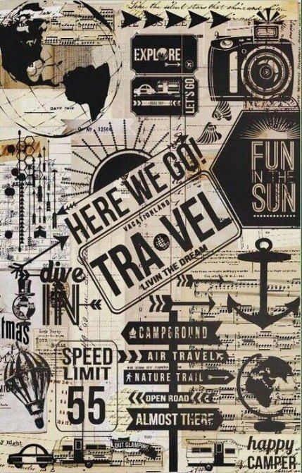 Travel Background Design, Tumblr Hipster, Travel Collage, Wallpaper Inspiration, Phone Inspiration, Travel Wallpaper, Iphone Wallpaper Vintage, Wallpaper Phone, A Collage