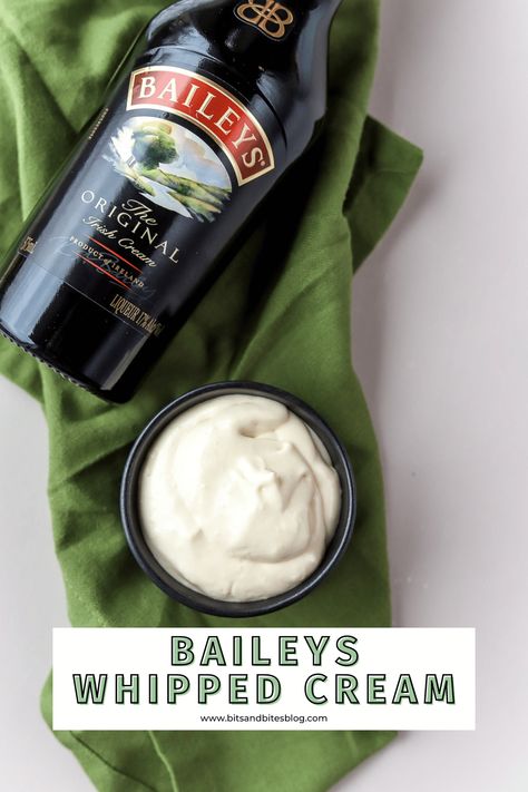 Bits And Bites, Boozy Baking, Cream Liqueur, Whip Cream, Baileys Irish Cream, Irish Cream, Cool Whip, Heavy Whipping Cream, Favorite Desserts