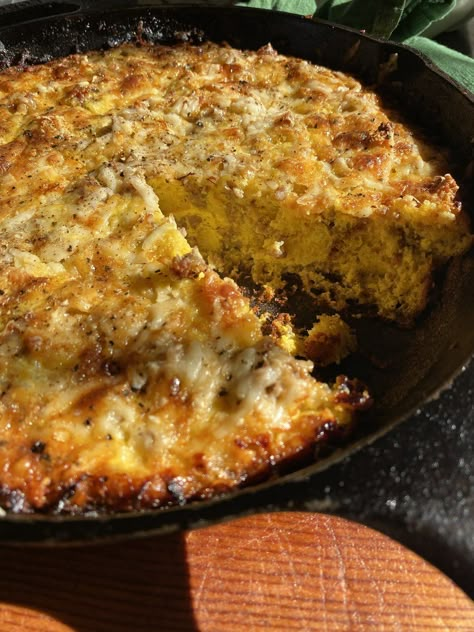 Cornbread Breakfast, Breakfast Casserole Easy, Corn Bread Recipe, What's For Breakfast, How To Cook Sausage, Breakfast Recipes Casserole, In This House, Breakfast Items, Who Am I