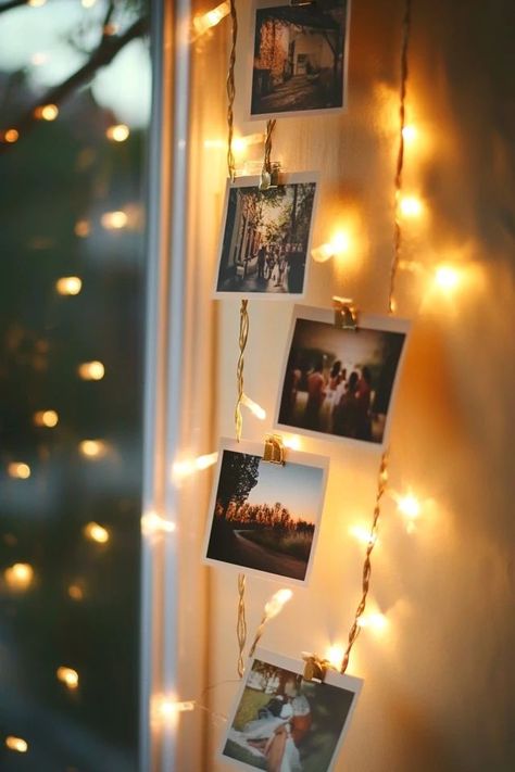 "Showcase your favorite memories with a DIY Hanging Photo Display! 📸🧵 Perfect for creating a personalized and stylish way to display photos. 🌟✨ #PhotoDisplay #DIYProjects #WallDecor" Way To Display Photos, Hanging Photo Display, Photo Wall Hanging, Photo Hanging, Display Photos, Photo Album Diy, Wall Hanging Diy, Photo Display, Hanging Photos