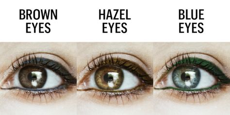 Hazel Green Eyes, Eyeliner Color, Eyeliner For Beginners, Perfect Eyeliner, Eyeliner Styles, Brown Eyeliner, Best Eyeliner, Eye Liner Tricks, Smoky Eyes