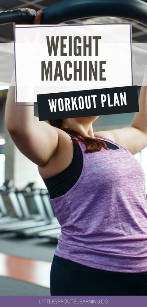 Planet Fitness Machines, Weight Machine Workout, Planet Fitness Workout Plan, Gym Weights Workout, Weekly Gym Workouts, Gym Workouts Machines, Weight Training Plan, Gym Workout Plan For Women, Gym Plan