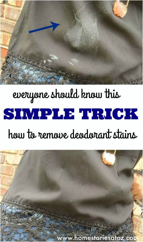 These 10 Awesome Fashion Tips and Hacks Posts are SO AMAZING! I've found A TON different ideas and my wardrobe has already benefited! I am SO pinning for later! Remove Deodorant Stains, Hacks Lifehacks, Cleaning Painted Walls, Glass Cooktop, Deep Cleaning Tips, Deodorant Stains, Dark Outfits, Clean Dishwasher, Simple Life Hacks