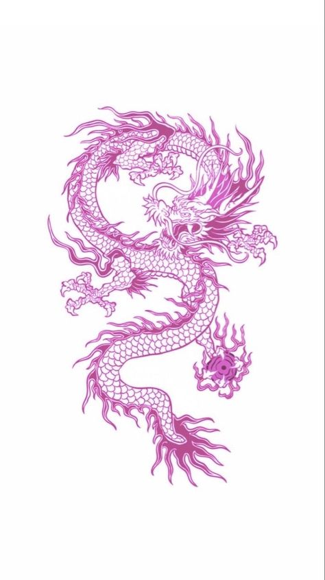 Vintage Aesthetic Tattoos, Dragon Tattoo Outline, Vintage Tattoo Sleeve, Red Dragon Tattoo, Dragon Tattoo Art, Timeless Tattoo, Tattoo Dragon, Nostalgic Aesthetic, Pink Tattoo