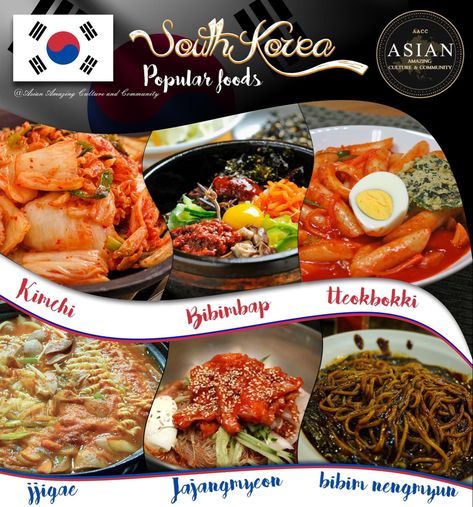 South Korea popular foods 🇰🇷 Korean cuisine is the customary cooking traditions and practices of the culinary arts of Korea. Korean cuisine has evolved through centuries of social and political change. Originating from ancient agricultural and nomadic traditions in Korea and southern Manchuria, Korean cuisine has evolved through a complex interaction of the natural environment and different cultural trends. #koreanfood #korea South Korea Foods, Food In South Korea, South Korean Culture, Popular Korean Food, Foods Korean, Art Of Korea, South Korean Food, Korean Traditional, Culinary Arts