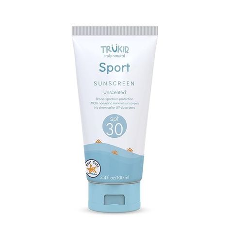 Amazon.com: TruKid Sport Sunscreen SPF 30 - Kids & Baby Sunscreen for Face & Body, Reef Safe Sunscreen, Water Resistant, Sunblock Protection for Sensitive Skin, Unscented 3.4oz : Beauty & Personal Care Best Baby Sunscreen, Sunscreen Packaging, Travel Size Sunscreen, Sunprotection Sunscreen, Baby Sunscreen, Organic Sunscreen, Safe Sunscreen, Kids Sunscreen, Body Sunscreen