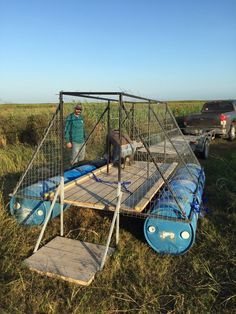 Dugout Survival Shelter, Floating Duck Blind, Duck Boat Ideas, Duck Blind Ideas, Duck Blinds, Duck Hunting Blinds, Duck Blind Plans, Boat Blinds, Duck Hunting Boat