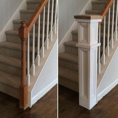 27 Best Molding Ideas and Designs for 2020 Classic Staircase, Stair Railing Makeover, Architecture Restaurant, Stairs Renovation, Stair Makeover, Stairs Makeover, Staircase Remodel, Staircase Makeover, Stair Remodel