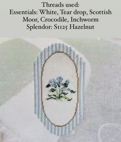 Needlepoint Bookmark, Mini Needlepoint, Needlepoint Inspiration, Stitch Delight, Needlepoint Projects, Colorwork Chart, Needlepoint Designs, Ring Pillow, Needle Point