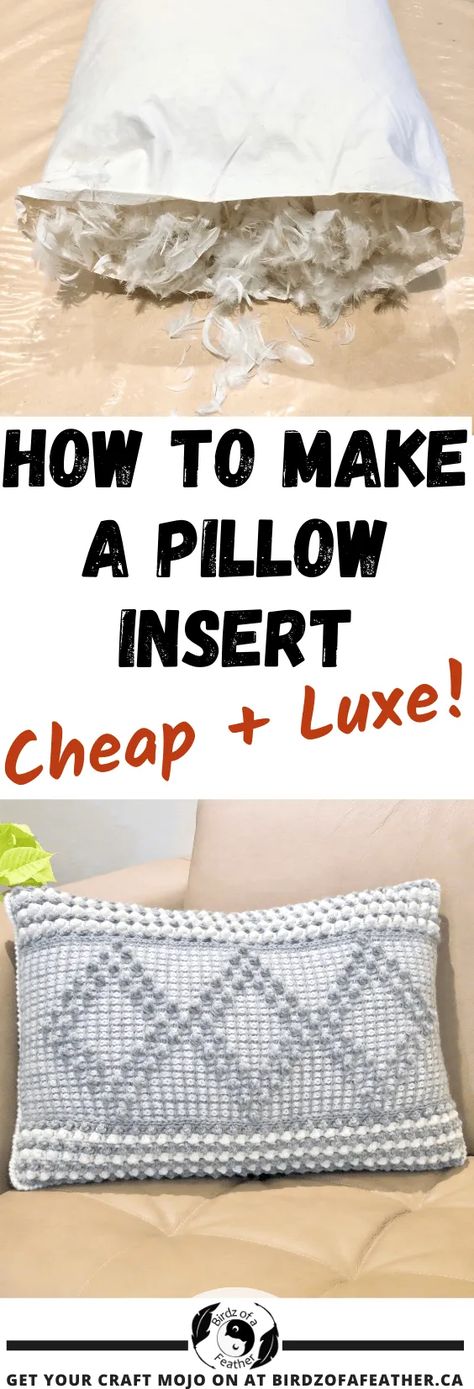 Pillow Sewing Ideas, Pillow Sewing Projects, Pillow Diy Ideas, Sewing A Pillow, Wash Feather Pillows, Pillow Sewing, Make Your Own Pillow, Diy Feather, Diy Throw Pillows