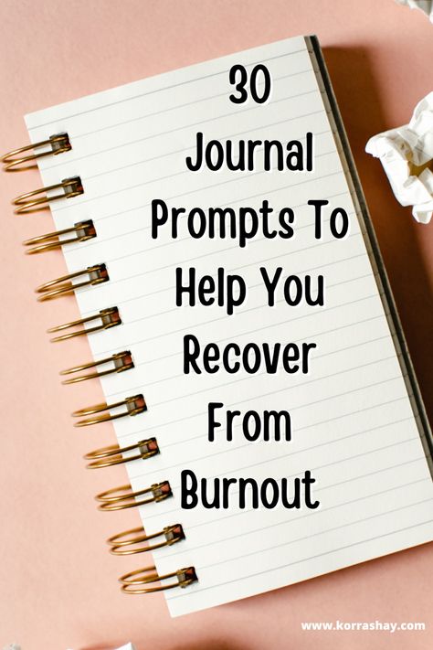 How To Be Content With What You Have, Burnout Journal Prompts, 30 Journal Prompts, Burnout Prevention, Mindfulness Journal Prompts, Bullet Journal Page, Burnout Recovery, Writing Journals, Journal Challenge