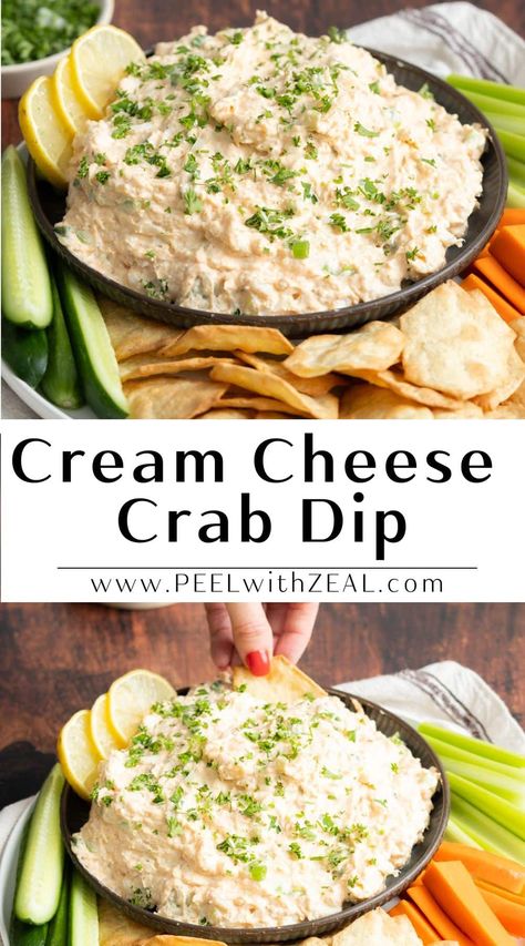 Cold Cajun Crab Dip with Cream Cheese This spicy Cajun crab dip is an easy appetizer for your next gathering. It features delicious crab meat with a serious kick. This cold dip comes together in minutes and is the perfect appetizer for your next party or game day celebration. Easy Crab Dip With Cream Cheese, Cajun Crab And Shrimp Dip, Seafood Dips Recipes Cold, Lump Crab Dip Recipes, Cold Crab Dip With Cream Cheese, Easy Dip Recipes Cold, Crab Cream Cheese Dip, Cajun Crab Dip Recipe, Cream Cheese Crab Dip