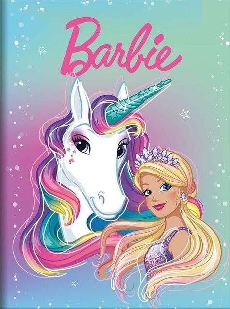 Barbie Png, Unicorn Barbie, Barbie Land, Barbie Books, Barbie Drawing, Barbie Printables, Barbie Logo, Barbie Images, Barbie Birthday Party