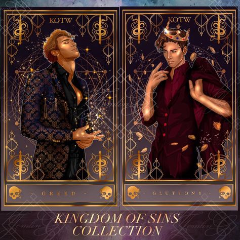 Wicked Book Series, Two Princes, Kingdom Of The Wicked, Wicked Book, Character Card, Art Story, Card Collection, Book Boyfriends, Fan Book