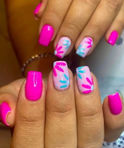 Pretty in Pink: The Hottest Nail Trends for Summer – best 4 crafts.com Power Dip Nails Ideas, Bride Nails Wedding, Bright Pink Nails, Pink Summer Nails, Beach Nail, April Nails, Summer Gel Nails, Pastel Design, Fingernail Designs