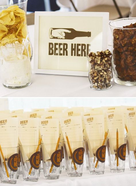 beer-tasting-glasses Beer Tasting Party Printables, Beer Tasting Party, Beer Tasting Parties, Birthday Decorations For Men, Adult Party Themes, Oktoberfest Beer, Oktoberfest Party, Wine Tasting Party, Beer Theme