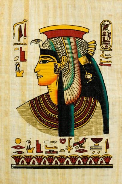 Egyptian Painting, Egyptian Queen Nefertiti, Ancient Civilization, Queen Nefertiti, Ancient Egyptian Art, Poster Size Prints, A4 Poster, Egyptian Art, Illustration Character Design