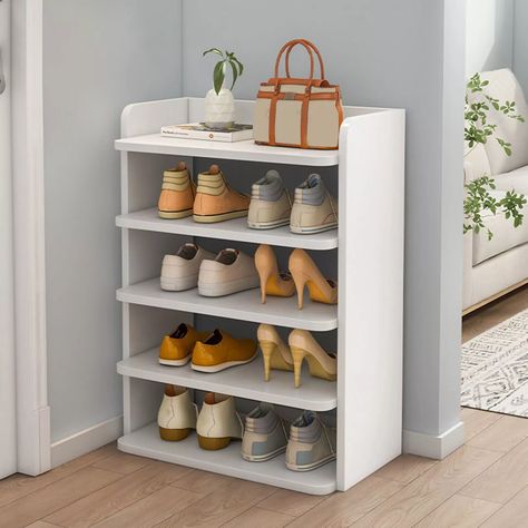 Shoe Rack With Drawers, Shoe Rack By Front Door, Shoe Rack Hallway, Modern Shoe Rack, Shoes Organizer, Shoe Holder, Narrow Shoe Rack, Shoe Rack Closet, Shoe Rack Entryway