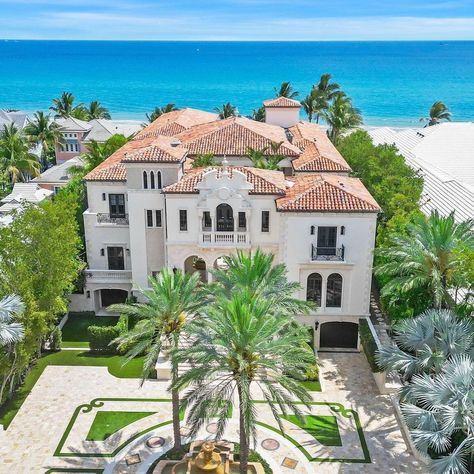 This custom-built mansion enjoys direct oceanfront access and unobstructed views. ⁠ ⁠ Inside you’ll find a formal living room, formal dining room, screening room, gym, and game room. ⁠⁠ ⁠ Also on the premises, a carriage house and a multi-car garage.⁠ ⁠ 📍2325 S Ocean Blvd, Delray Beach, Florida⁠ 20 Beds · 13 Full Baths · 7 Half Baths · 10,055 Sq. Ft.⁠ Listed at $59,000,000 by @angle_real_estate⁠ ⁠ #igmansions #delraybeach #milliondollarhome #mansion #luxurymansion ⁠ Ghana Beach, Beachfront Mansion, Ocean Boulevard, Florida Mansion, Beach Mansion, Delray Beach Florida, Central Building, Ocean Blvd, Million Dollar Homes